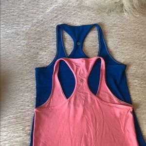 Lot of 2 lululemon tanks